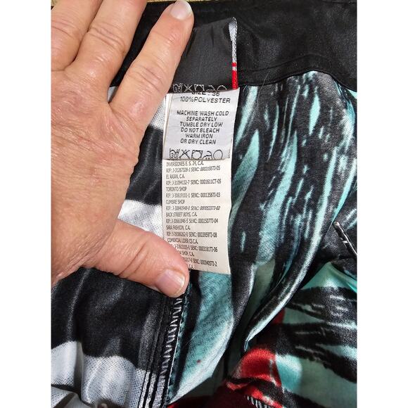 Hobie All Over Print Graphic Board Shorts Surf Sand Beach Swim Trunks EUC 36 - Picture 5 of 8